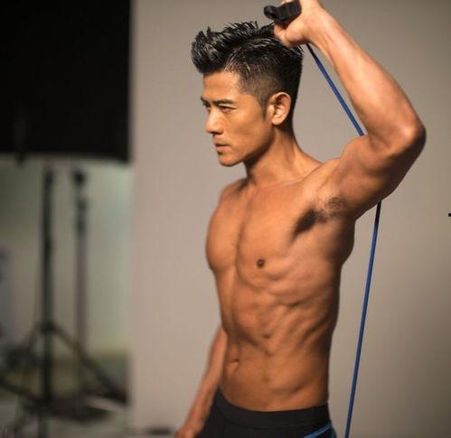 明星腹肌照片,揭秘健身达人完美身材的秘密武器